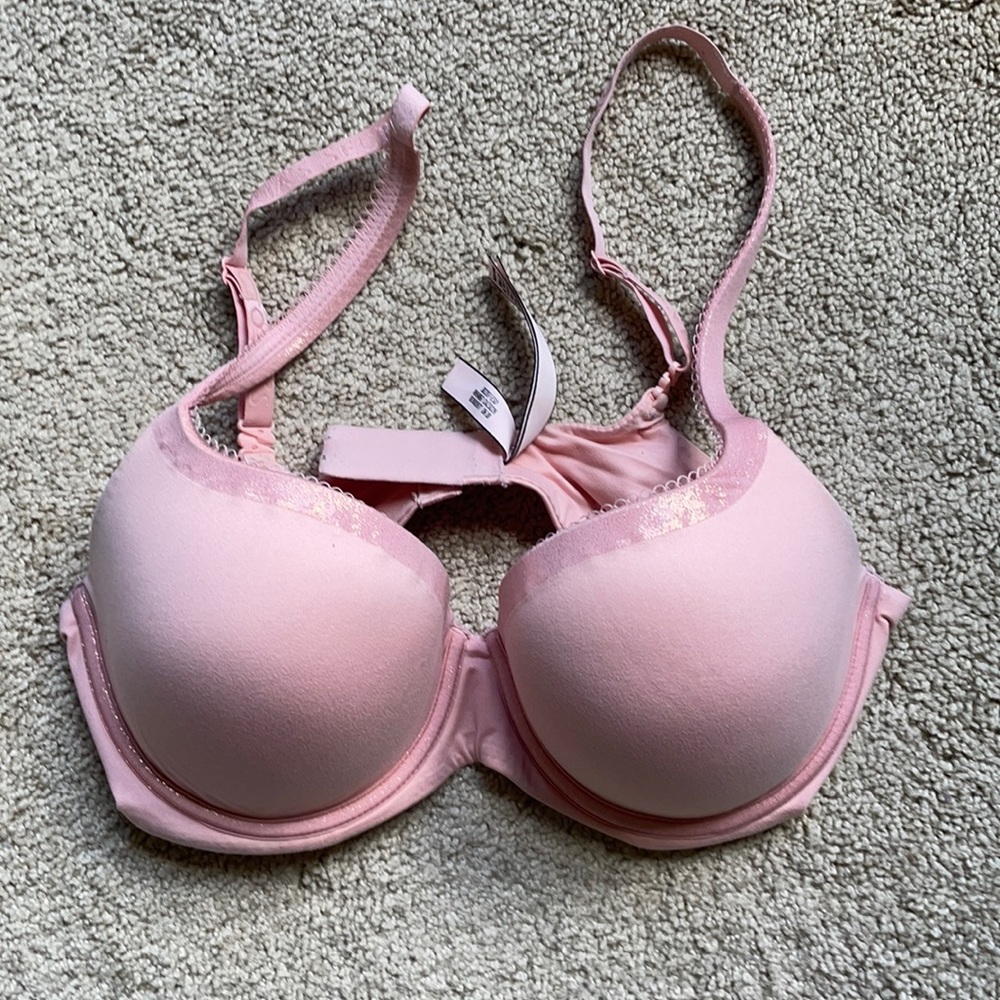 34D Victoria secret Lightly lined Demi bra (pink)